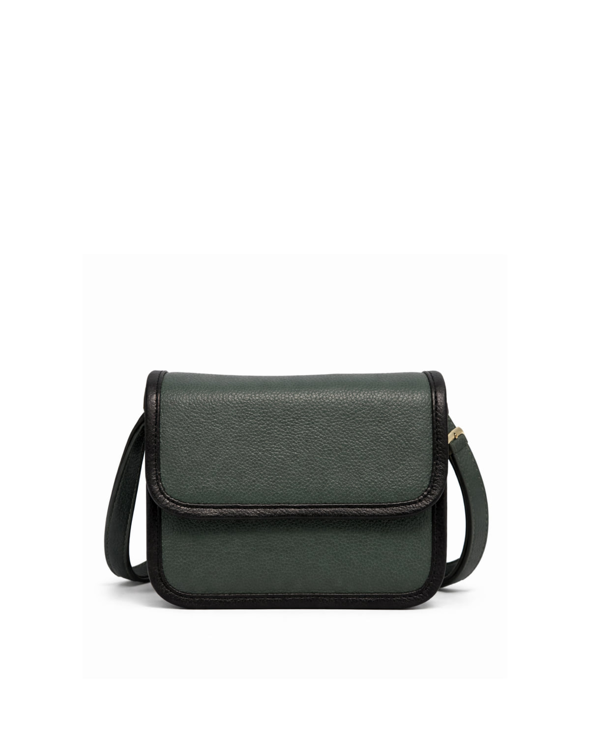 The Keeper in Olive — leather, front view