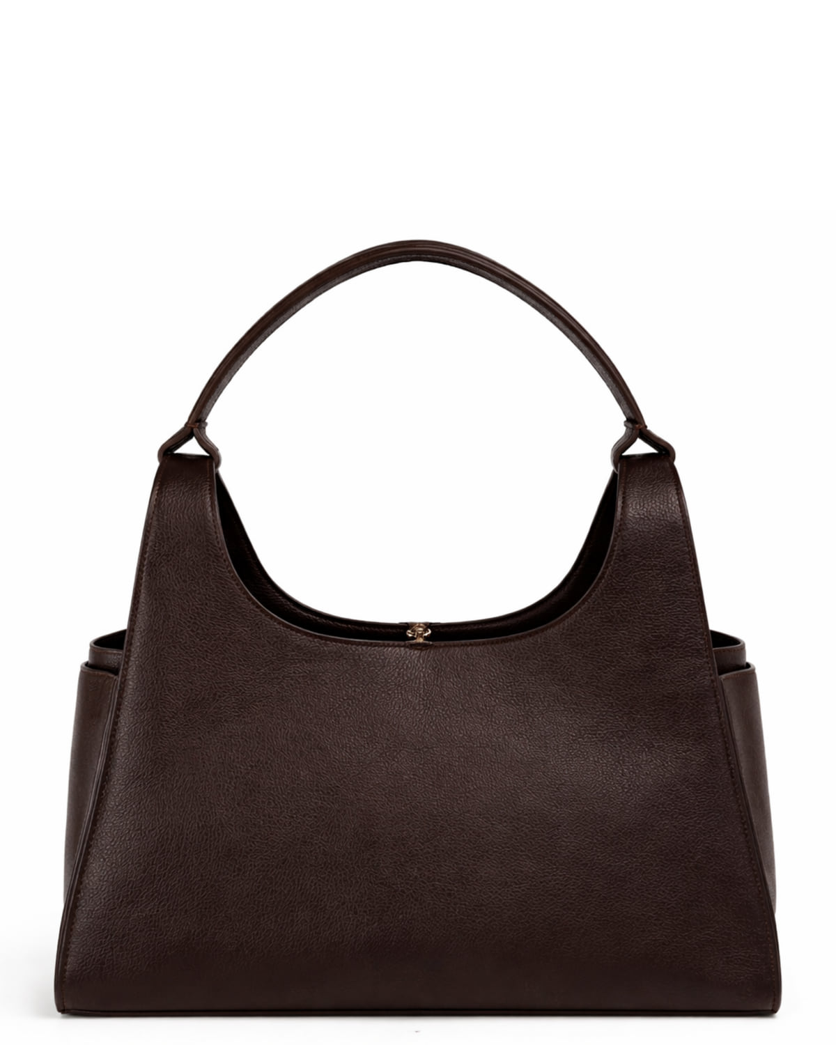 The Vessel in Umber — leather, front view